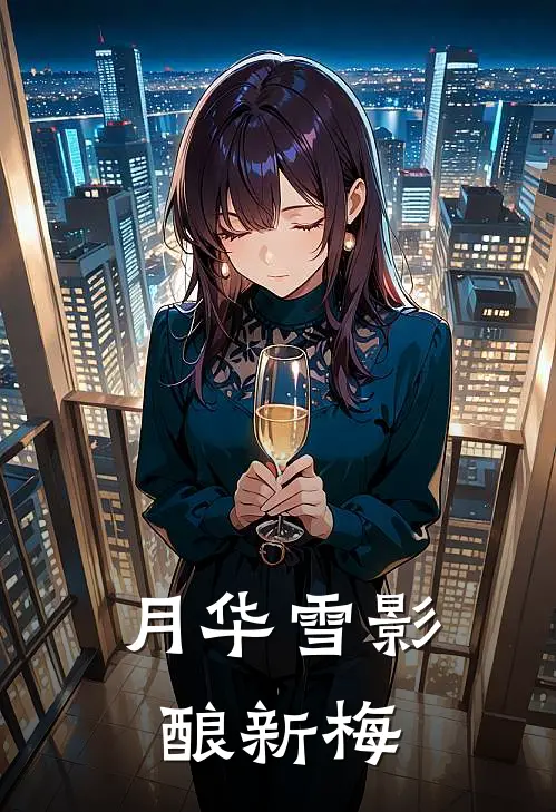 月华雪影酿新梅