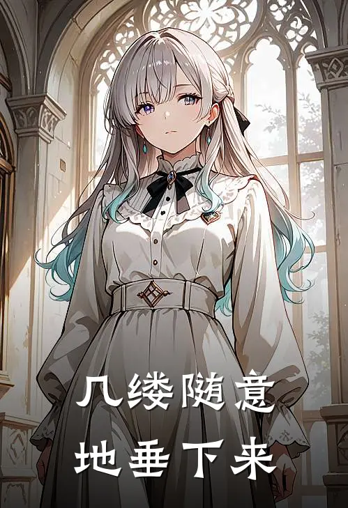几缕随意地垂下来