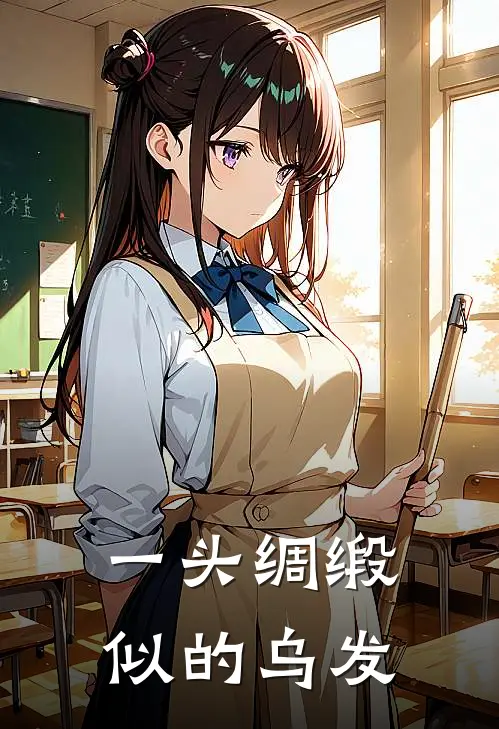一头绸缎似的乌发