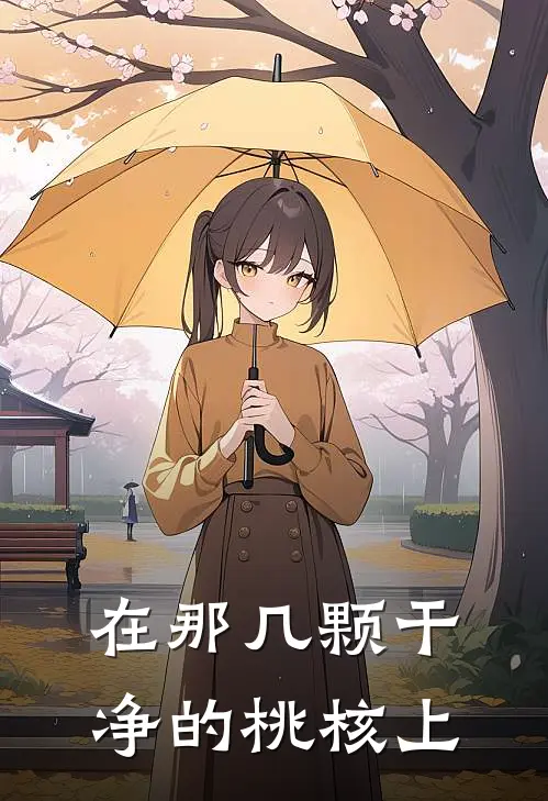在那几颗干净的桃核上