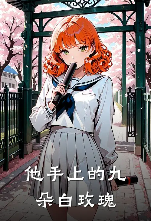他手上的九朵白玫瑰