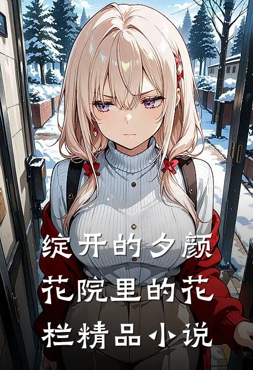 绽开的夕颜花院里的花栏精品小说