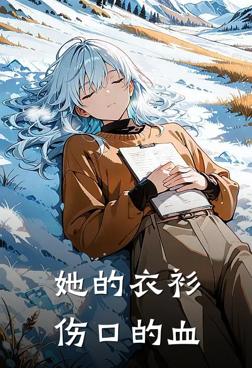 她的衣衫伤口的血