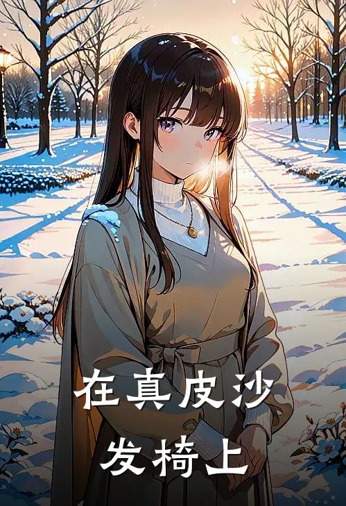 在真皮沙发椅上