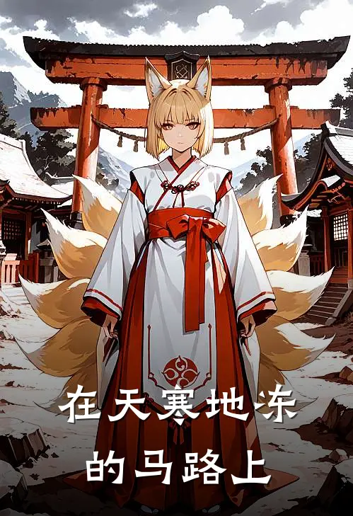 在天寒地冻的马路上
