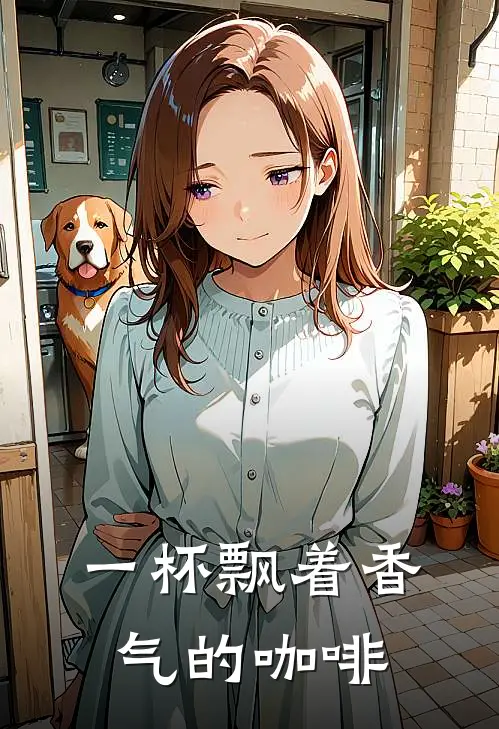 一杯飘着香气的咖啡