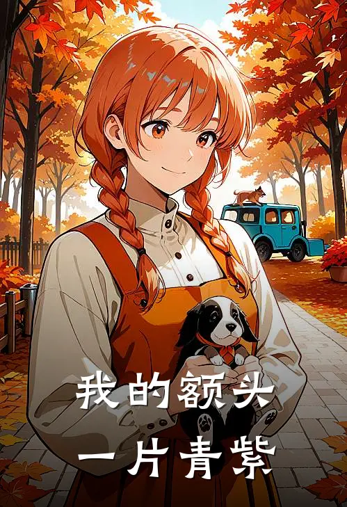 我的额头一片青紫