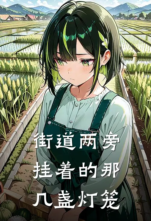 街道两旁挂着的那几盏灯笼