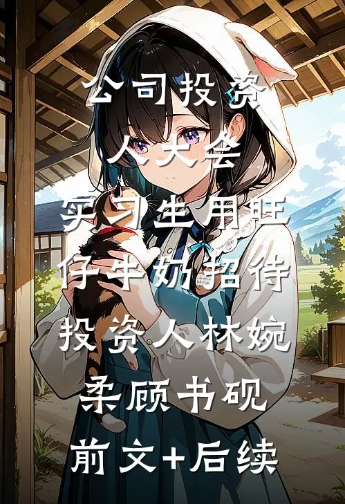 公司投资人大会，实习生用旺仔牛奶招待投资人林婉柔顾书砚:前文+后续