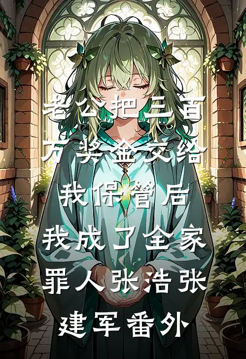 老公把三百万奖金交给我保管后，我成了全家罪人张浩张建军番外