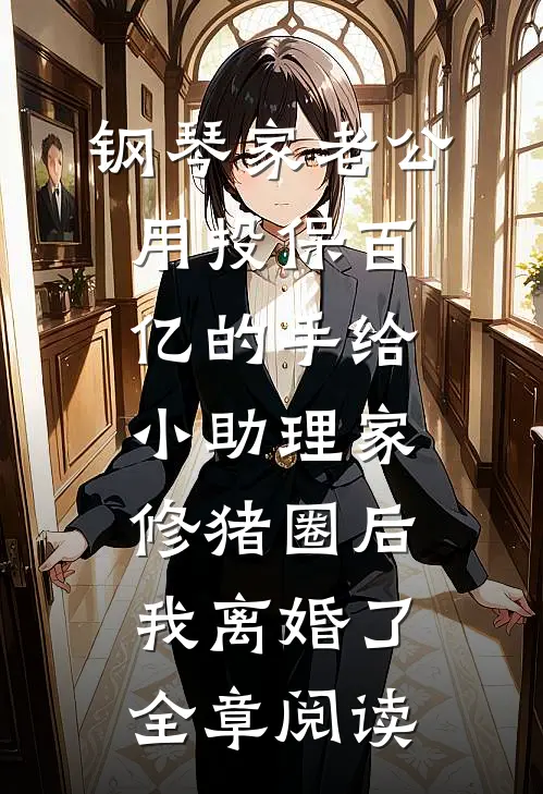 钢琴家老公用投保百亿的手给小助理家修猪圈后，我离婚了全章阅读