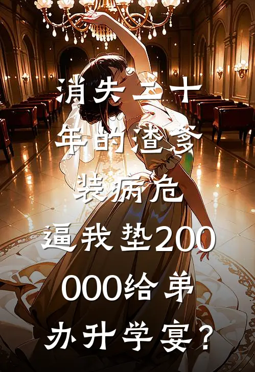 消失二十年的渣爹装病危，逼我垫200000给弟办升学宴？