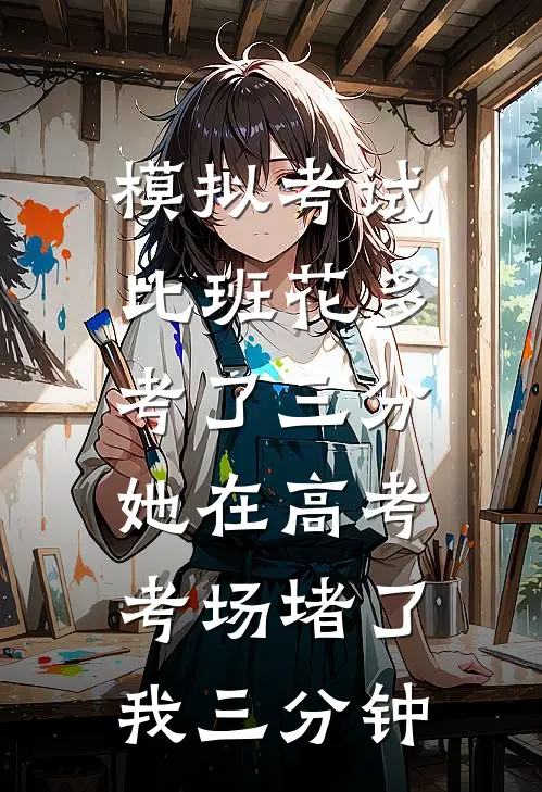 模拟考试比班花多考了三分，她在高考考场堵了我三分钟