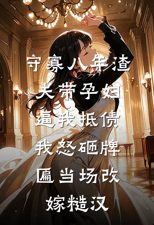 守寡八年渣夫带孕妇逼我抵债，我怒砸牌匾当场改嫁糙汉