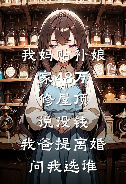 我妈贴补娘家48万，修屋顶说没钱，我爸提离婚问我选谁