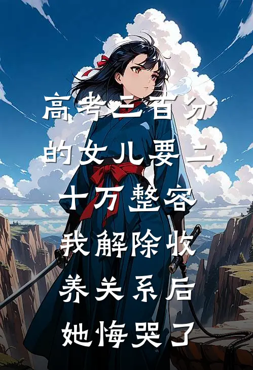 高考三百分的女儿要二十万整容，我解除收养关系后她悔哭了