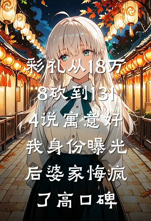 彩礼从18万8砍到1314说寓意好，我身份曝光后婆家悔疯了高口碑