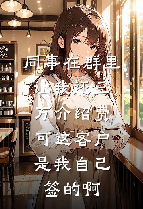 同事在群里让我还三万介绍费，可这客户是我自己签的啊