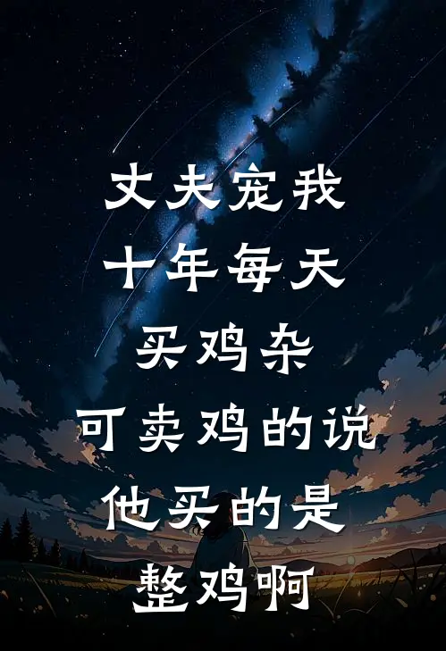 丈夫宠我十年每天买鸡杂，可卖鸡的说：他买的是整鸡啊