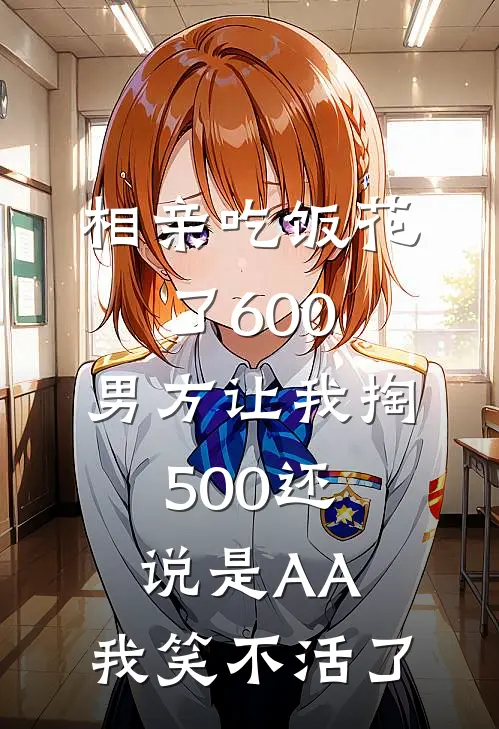 相亲吃饭花了600，男方让我掏500还说是AA，我笑不活了