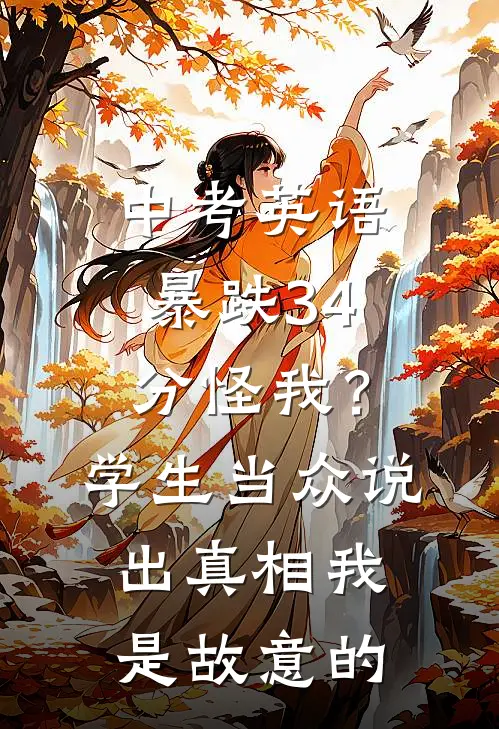 中考英语暴跌34分怪我？学生当众说出真相：我是故意的
