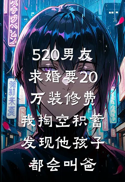520男友求婚要20万装修费，我掏空积蓄发现他孩子都会叫爸