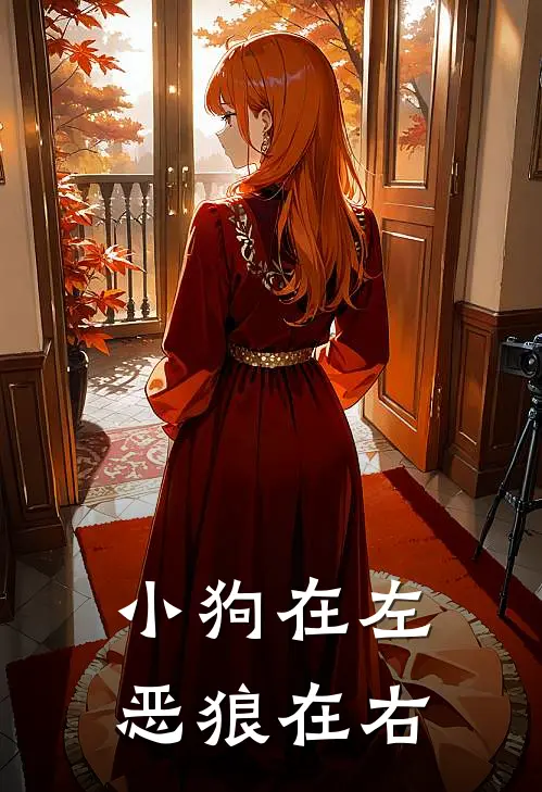 小狗在左，恶狼在右