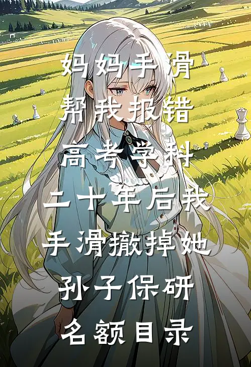 妈妈手滑帮我报错高考学科，二十年后我手滑撤掉她孙子保研名额目录
