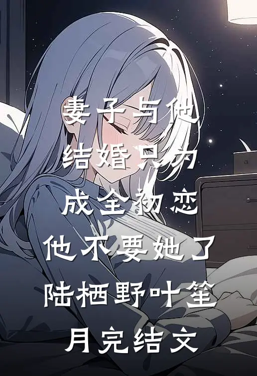 妻子与他结婚只为成全初恋，他不要她了陆栖野叶笙月完结文