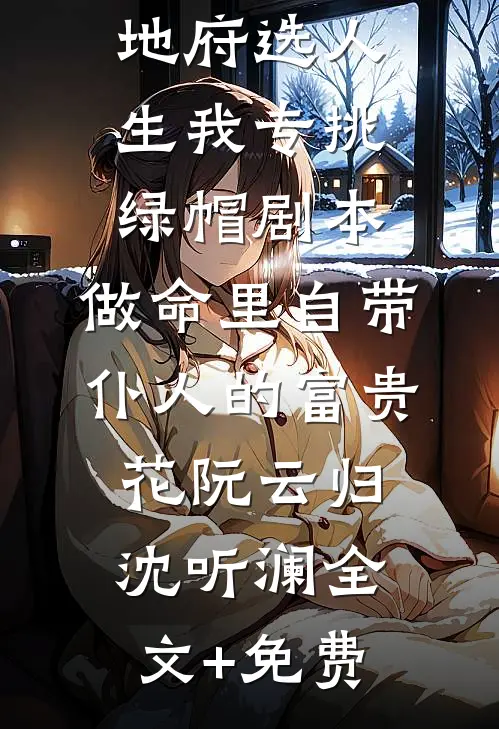 地府选人生我专挑绿帽剧本，做命里自带仆人的富贵花阮云归沈听澜全文+免费