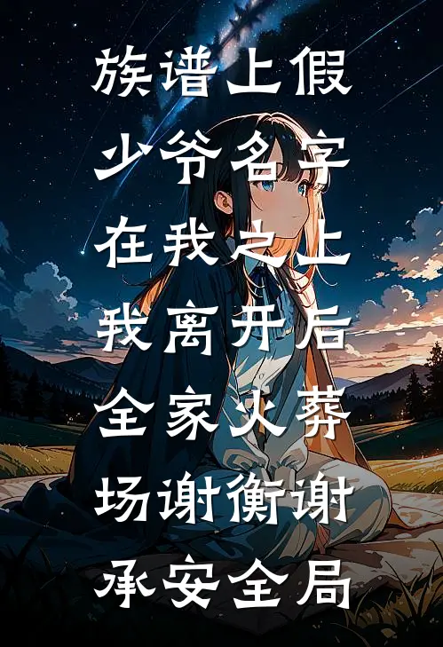 族谱上假少爷名字在我之上，我离开后全家火葬场谢衡谢承安全局