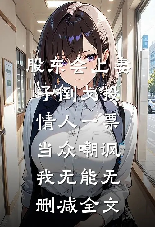 股东会上妻子倒戈投情人一票当众嘲讽我无能无删减全文