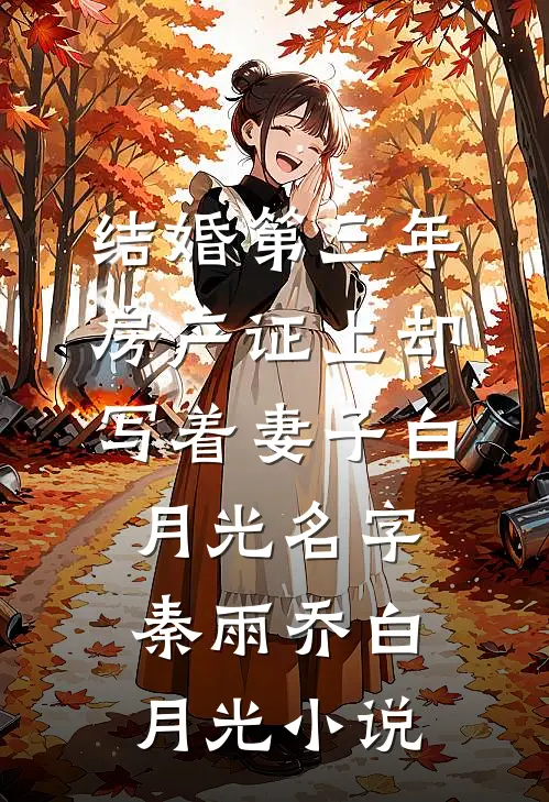 结婚第三年，房产证上却写着妻子白月光名字秦雨乔白月光小说