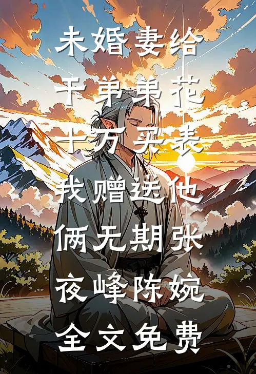未婚妻给干弟弟花十万买表，我赠送他俩无期张夜峰陈婉全文免费
