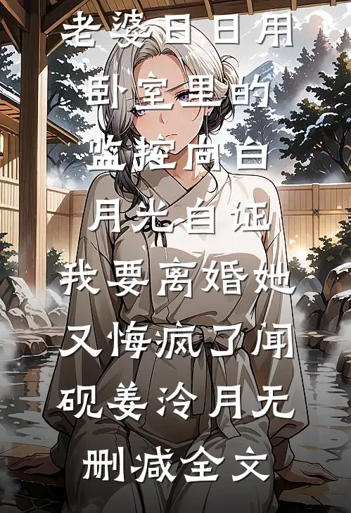 老婆日日用卧室里的监控向白月光自证，我要离婚她又悔疯了闻砚姜泠月无删减全文