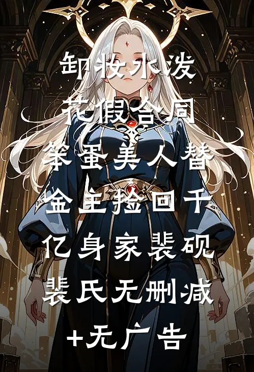卸妆水泼花假合同，笨蛋美人替金主捡回千亿身家裴砚裴氏无删减+无广告