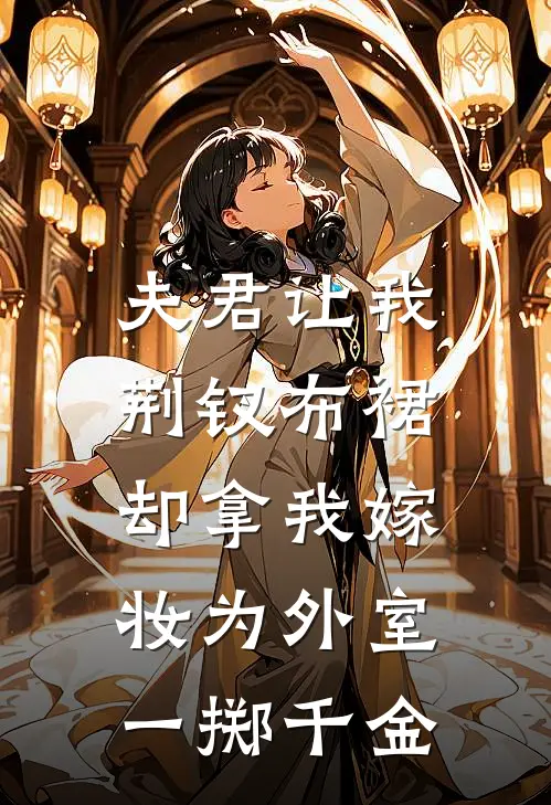 夫君让我荆钗布裙，却拿我嫁妆为外室一掷千金