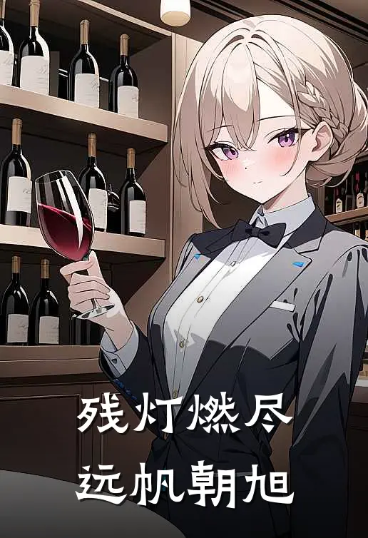 残灯燃尽，远帆朝旭
