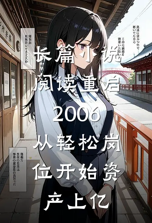 长篇小说阅读重启2006：从轻松岗位开始资产上亿