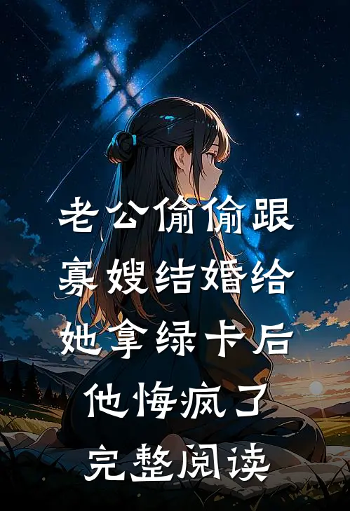 老公偷偷跟寡嫂结婚给她拿绿卡后，他悔疯了完整阅读