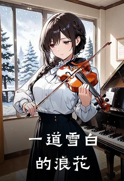 一道雪白的浪花