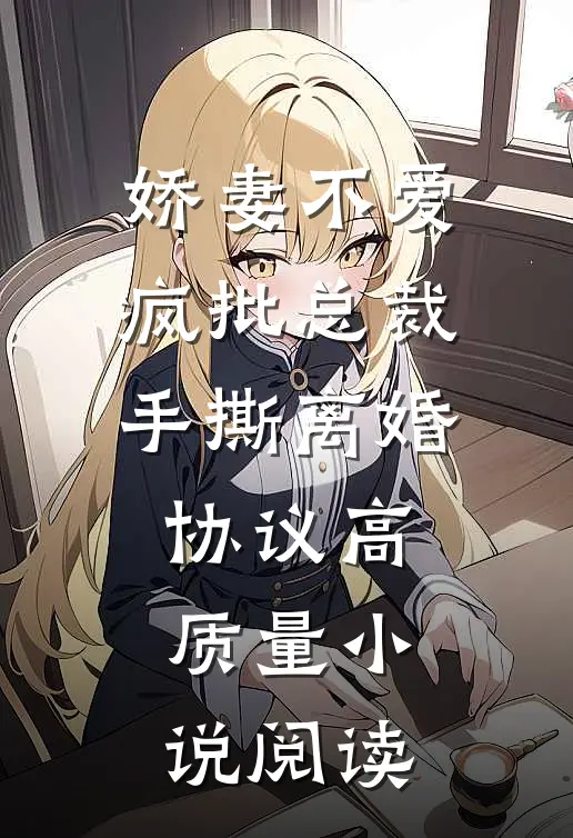 娇妻不爱，疯批总裁手撕离婚协议高质量小说阅读