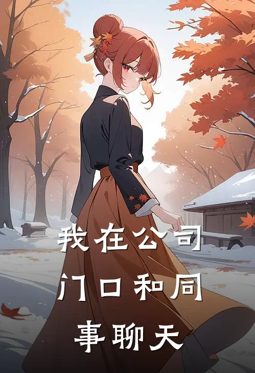 我在公司门口和同事聊天