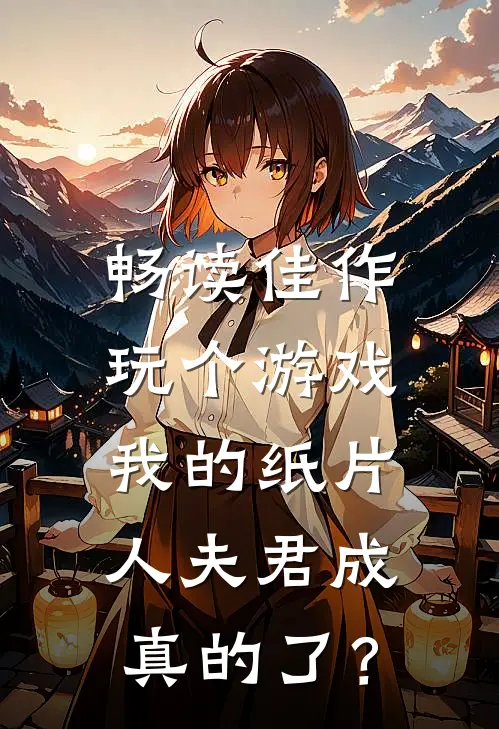 畅读佳作玩个游戏，我的纸片人夫君成真的了？