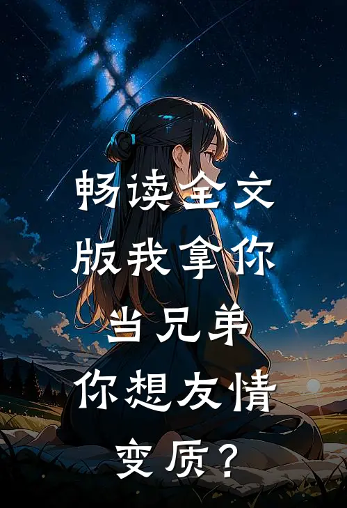 畅读全文版我拿你当兄弟，你想友情变质？