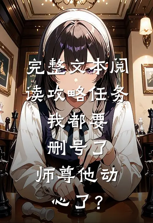 完整文本阅读攻略任务：我都要删号了，师尊他动心了？