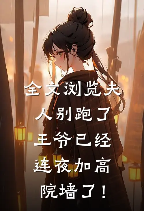 全文浏览夫人别跑了，王爷已经连夜加高院墙了！