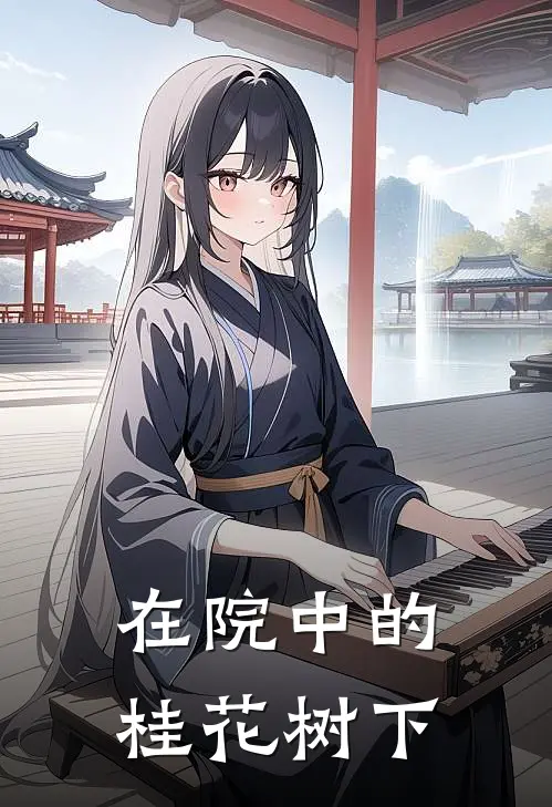 在院中的桂花树下