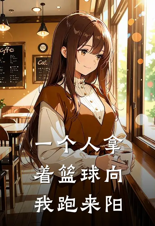 一个人拿着篮球向我跑来阳