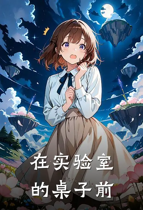 在实验室的桌子前